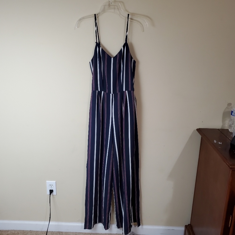 Navy Blue Jumpsuit/Romper Dress